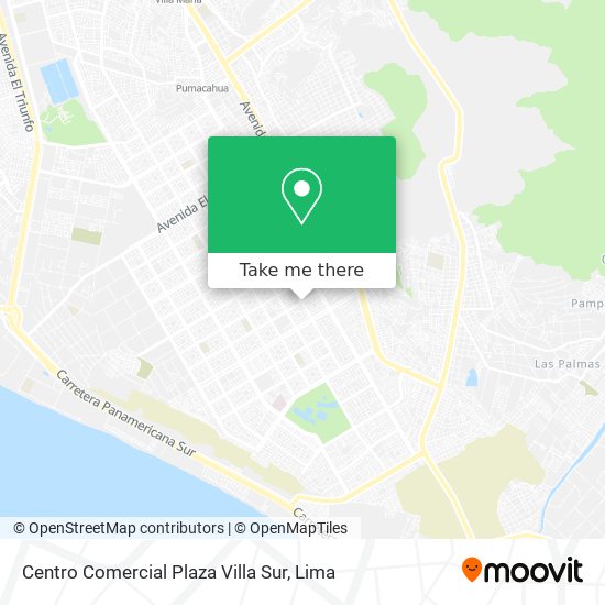 Centro Comercial Plaza Villa Sur map