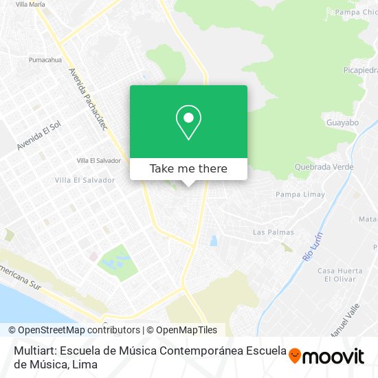 Multiart: Escuela de Música Contemporánea Escuela de Música map