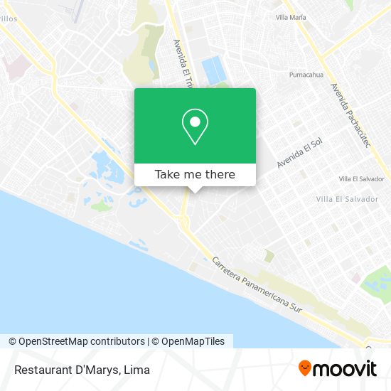 Restaurant D'Marys map