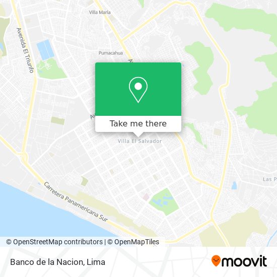 Banco de la Nacion map