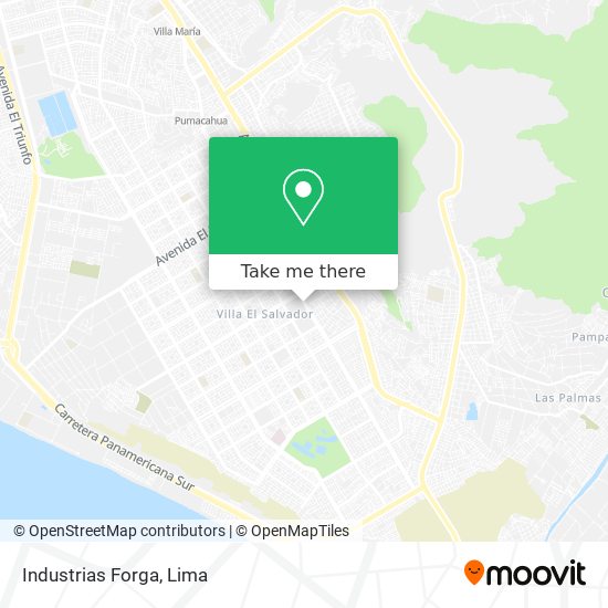 Industrias Forga map