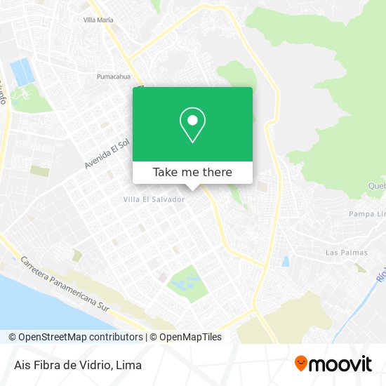 Ais Fibra de Vidrio map