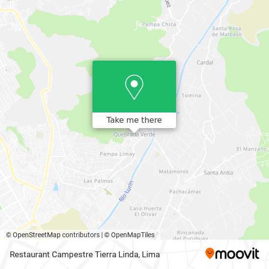 Restaurant Campestre Tierra Linda map