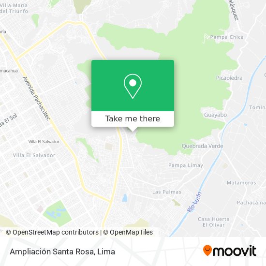 Ampliación Santa Rosa map