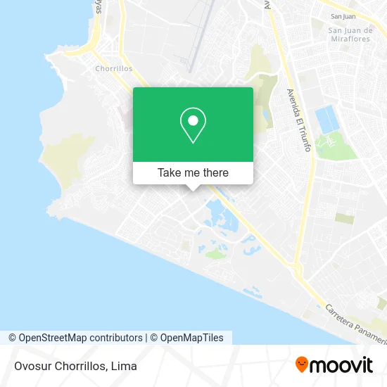 Ovosur Chorrillos map