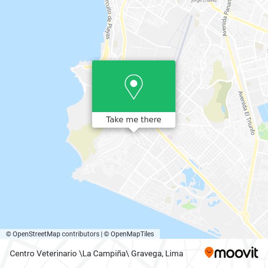 Mapa de Centro Veterinario \La Campiña\ Gravega