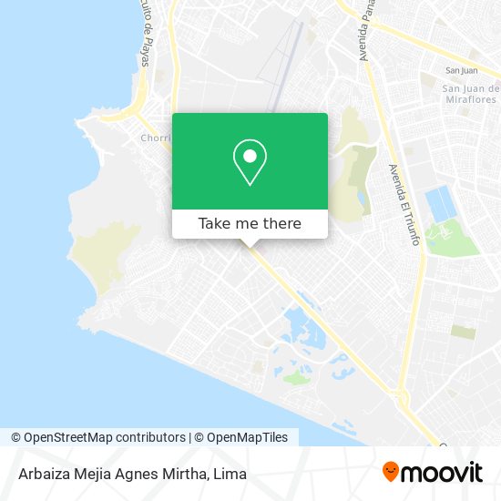 Arbaiza Mejia Agnes Mirtha map