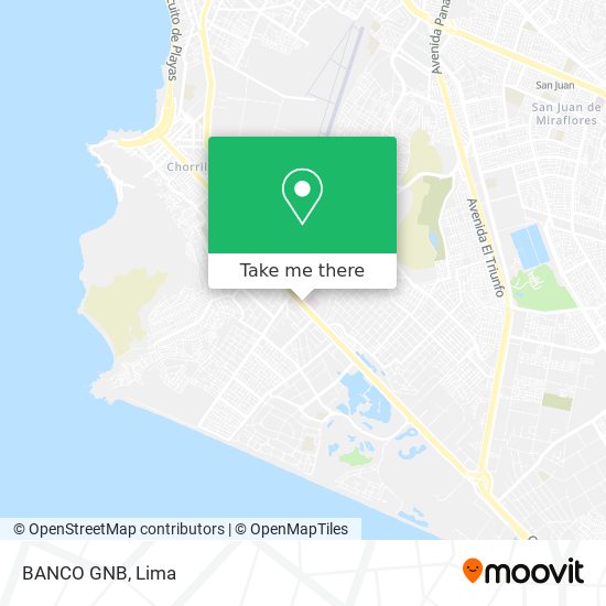 BANCO GNB map