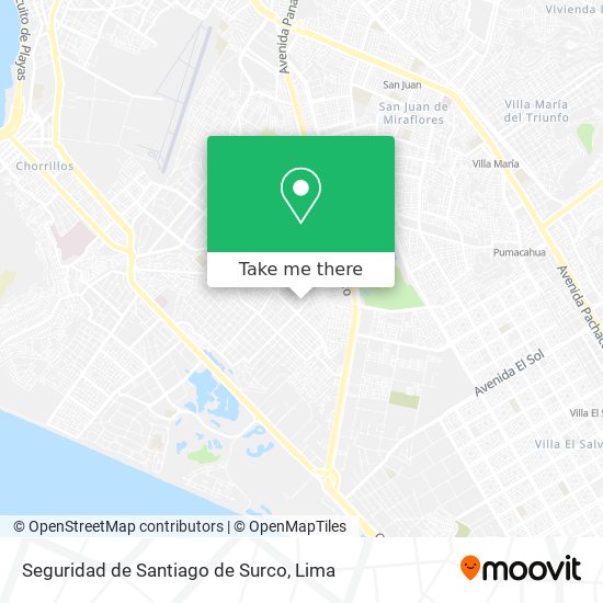 Seguridad de Santiago de Surco map