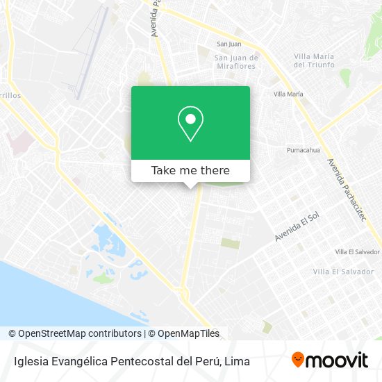 Iglesia Evangélica Pentecostal del Perú map