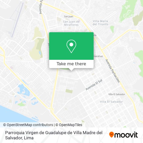 Parroquia Virgen de Guadalupe de Villa Madre del Salvador map