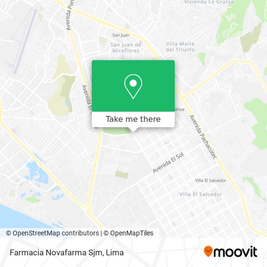 Farmacia Novafarma Sjm map