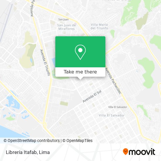 Librería Itafab map