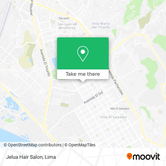 Mapa de Jelua Hair Salon