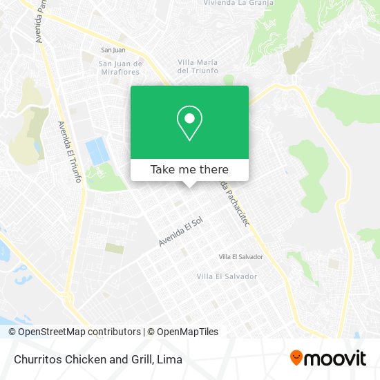 Churritos Chicken and Grill map