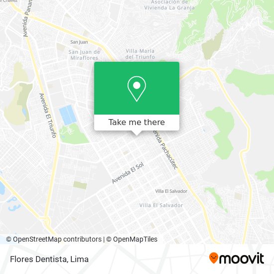 Flores Dentista map