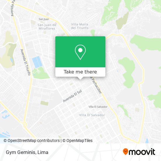 Mapa de Gym Geminis