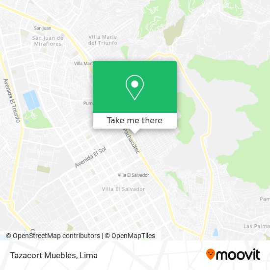 Tazacort Muebles map