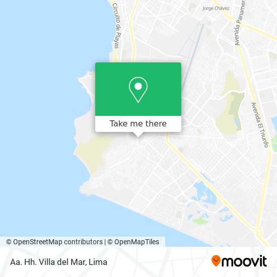 Aa. Hh. Villa del Mar map