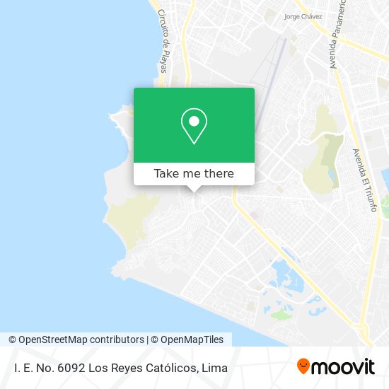 I. E. No. 6092 Los Reyes Católicos map