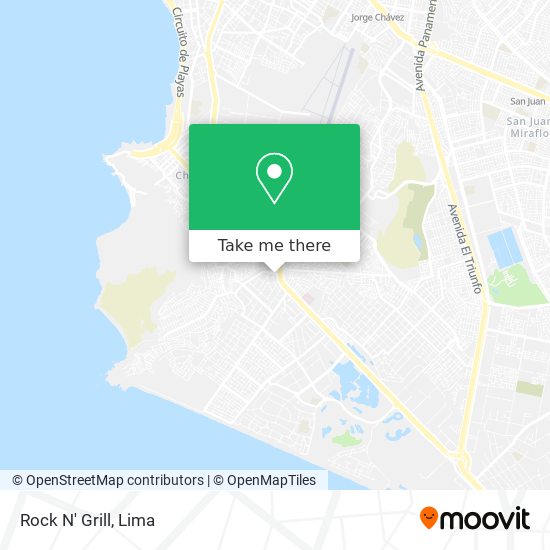 Mapa de Rock N' Grill