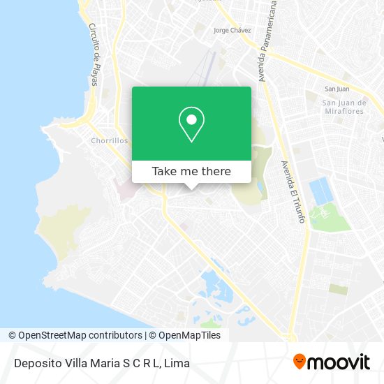 Deposito Villa Maria S C R L map