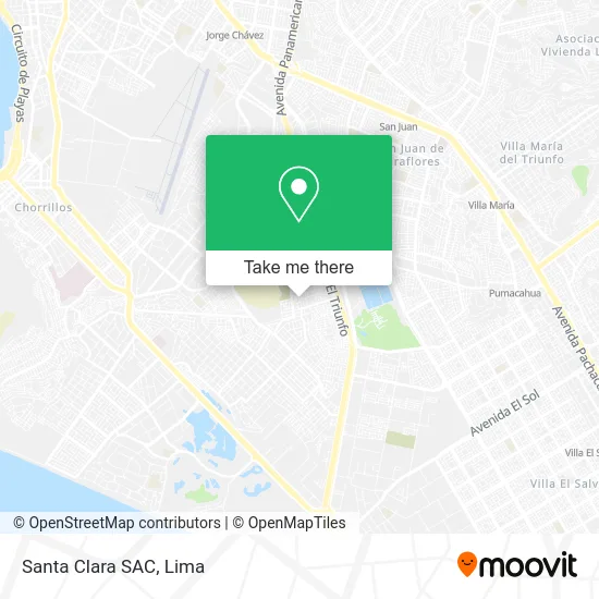 Santa Clara SAC map