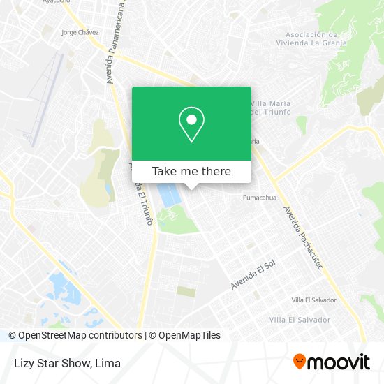 Mapa de Lizy Star Show