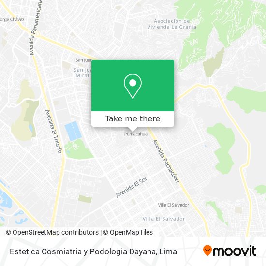 Estetica Cosmiatria y Podologia Dayana map
