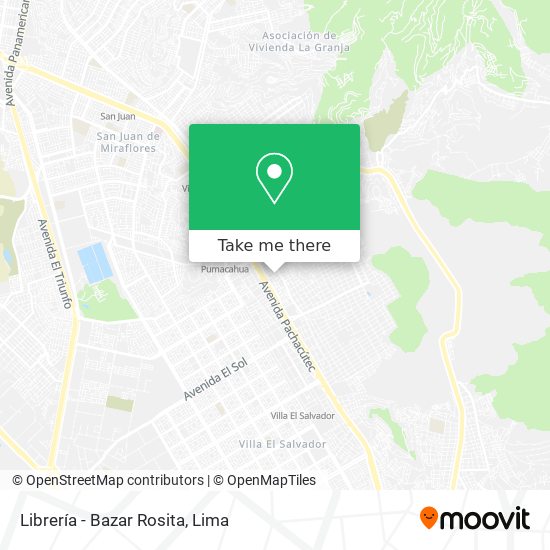 Librería - Bazar Rosita map