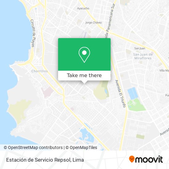 Estación de Servicio Repsol map