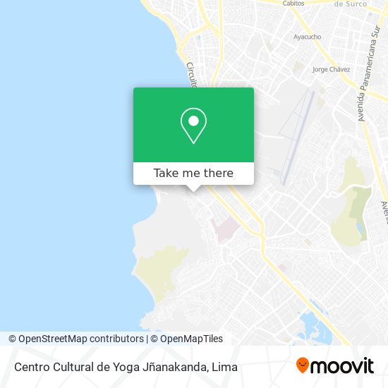 Centro Cultural de Yoga Jñanakanda map