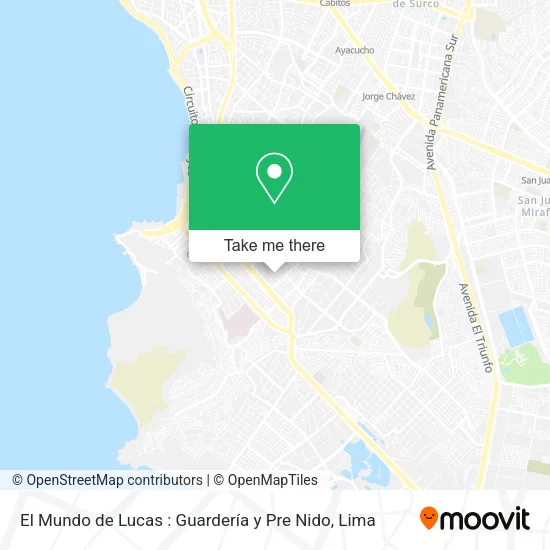 Mapa de El Mundo de Lucas : Guardería y Pre Nido