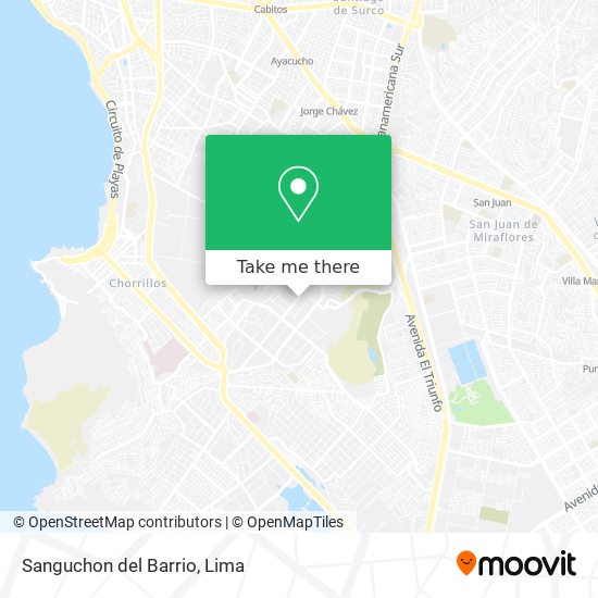 Sanguchon del Barrio map