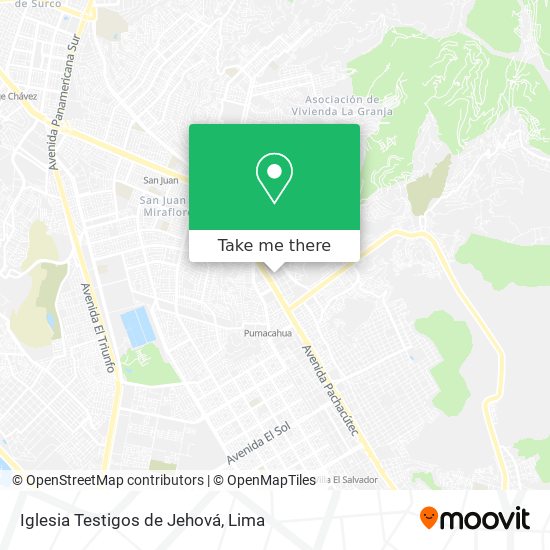 Iglesia Testigos de Jehová map