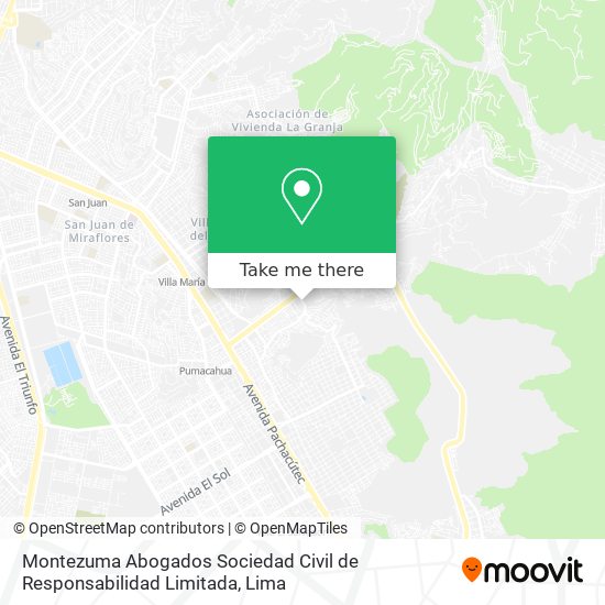 Montezuma Abogados Sociedad Civil de Responsabilidad Limitada map