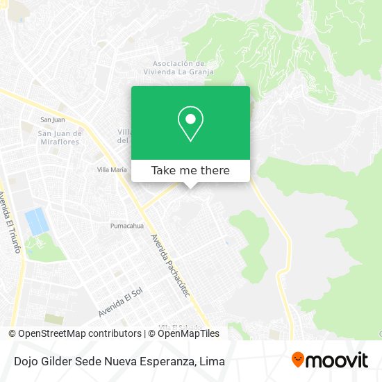 Dojo Gilder Sede Nueva Esperanza map