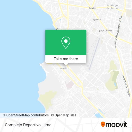 Mapa de Complejo Deportivo