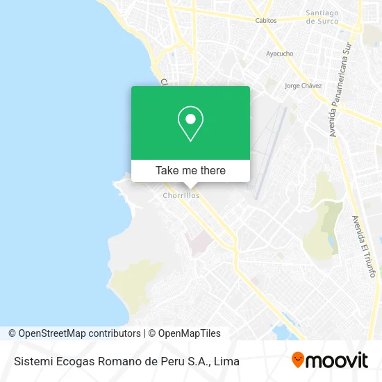 Sistemi Ecogas Romano de Peru S.A. map