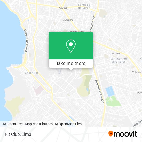 Mapa de Fit Club