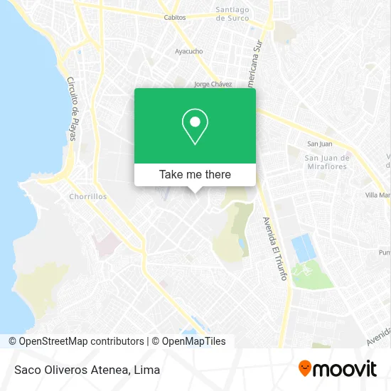 Saco Oliveros Atenea map