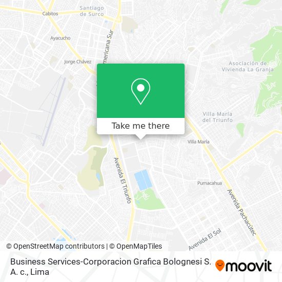 Business Services-Corporacion Grafica Bolognesi S. A. c. map