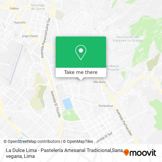 La Dulce Lima - Pastelería Artesanal Tradicional,Sana, vegana map