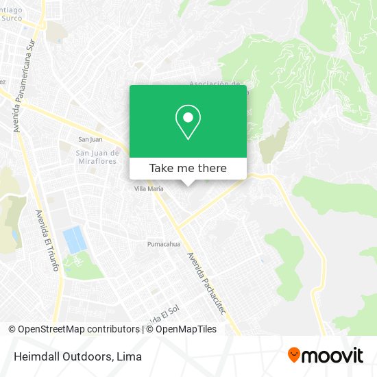 Heimdall Outdoors map