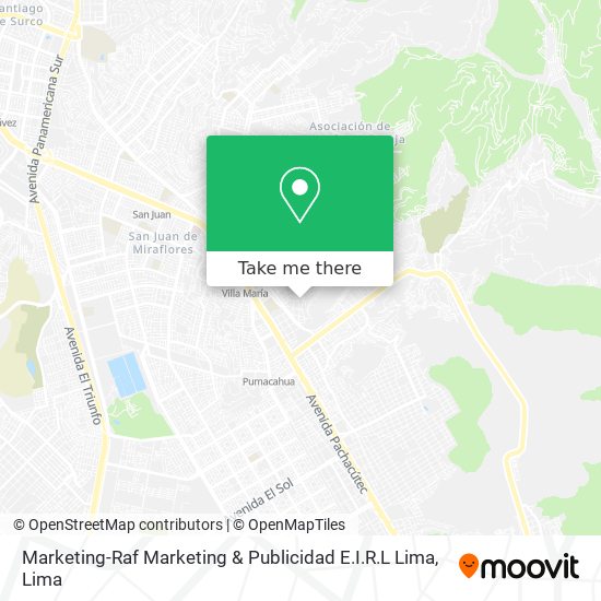 Marketing-Raf Marketing & Publicidad E.I.R.L Lima map