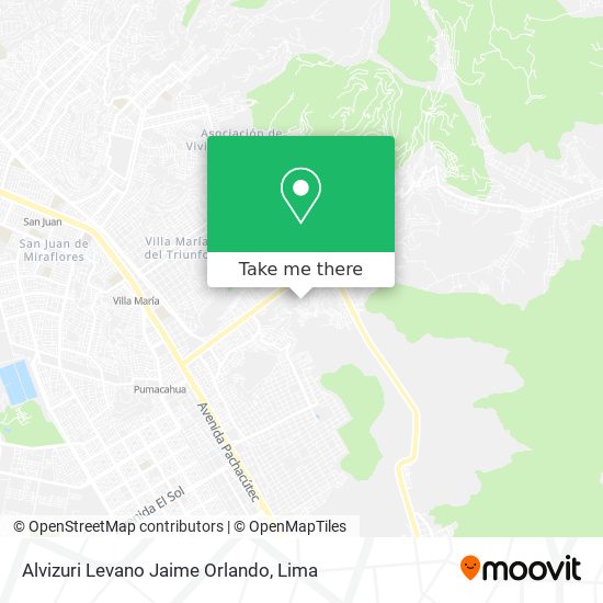 Alvizuri Levano Jaime Orlando map