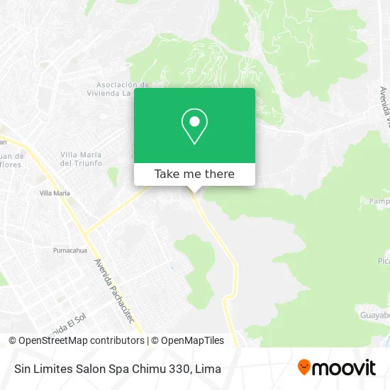 Sin Limites Salon Spa Chimu 330 map