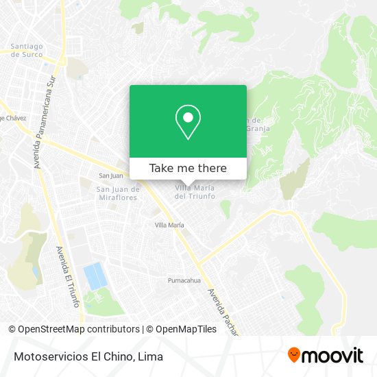 Motoservicios El Chino map