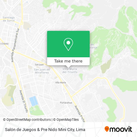 Mapa de Salón de Juegos & Pre Nido Mini City