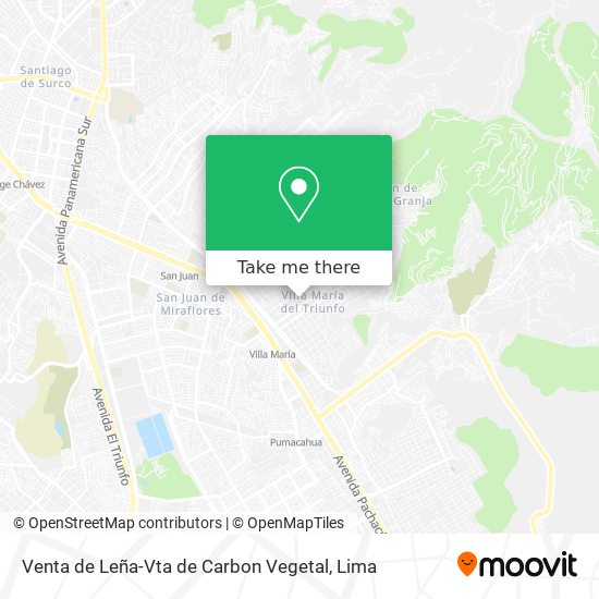 Venta de Leña-Vta de Carbon Vegetal map